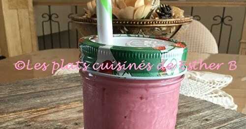 Smoothie aux framboises