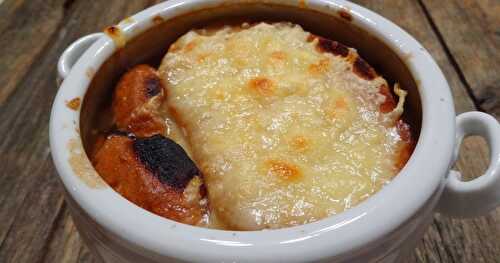 Soupe à l'oignon gratinée (à la Guinness)