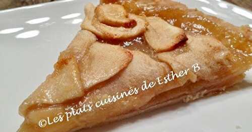 Tarte aux pommes et au caramel d'érable 