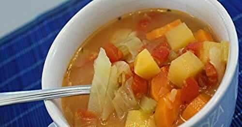 Soupe aux légumes maison