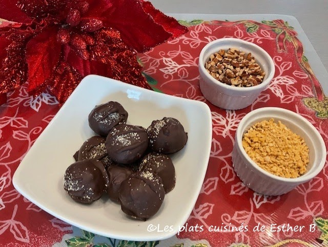 Cocos chocolatés croquants au beurre d’érable