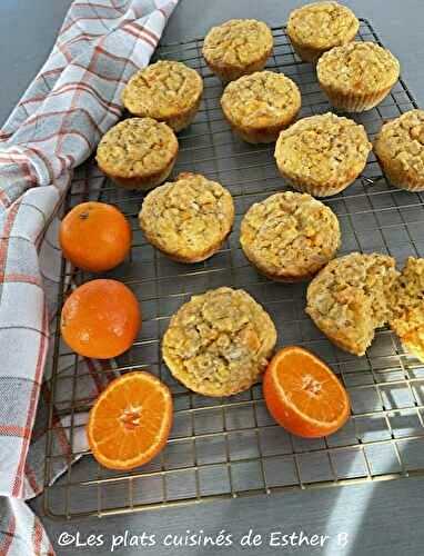 Muffins aux clémentines et au chocolat blanc