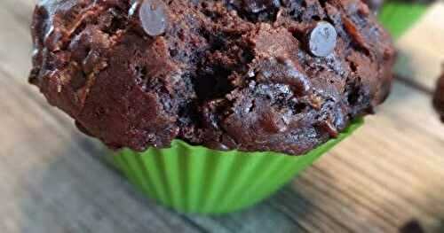 Muffins aux courgettes et aux mini pépites de chocolat