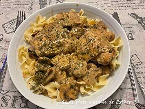 Poulet Stroganoff