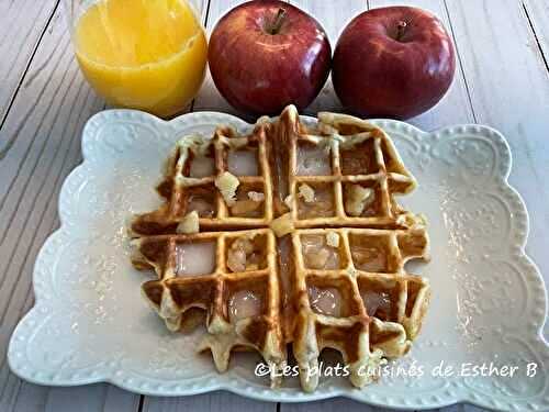 Gaufres donut aux pommes