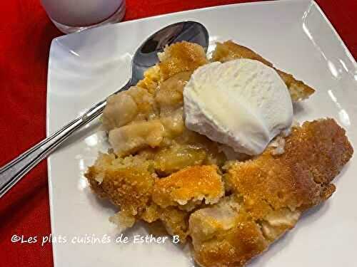 Pouding chômeur aux pommes et au caramel