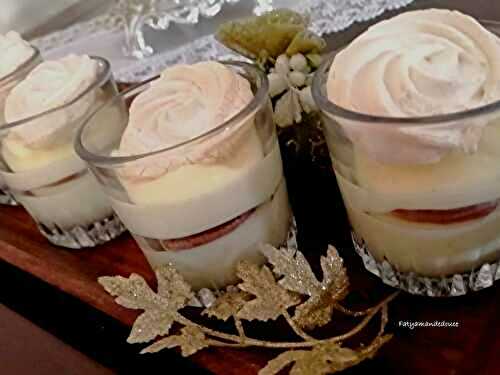 VERRINE CREME AU CITRON MASCARPONE ET MERINGUE