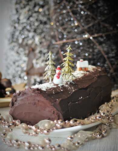 Bûche de Noël Chocolat et Café ...