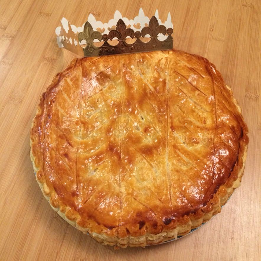 Galette des rois amande et poires