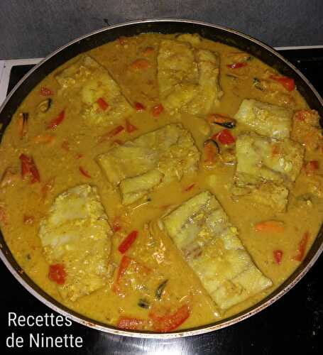 Curry de moules et poissons