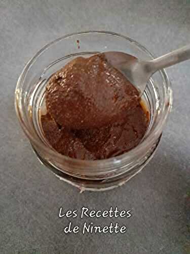 Beurre de noisettes au chocolat 