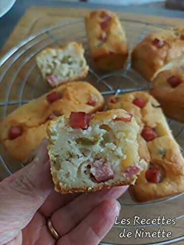 Cakes jambon olives sans oeufs