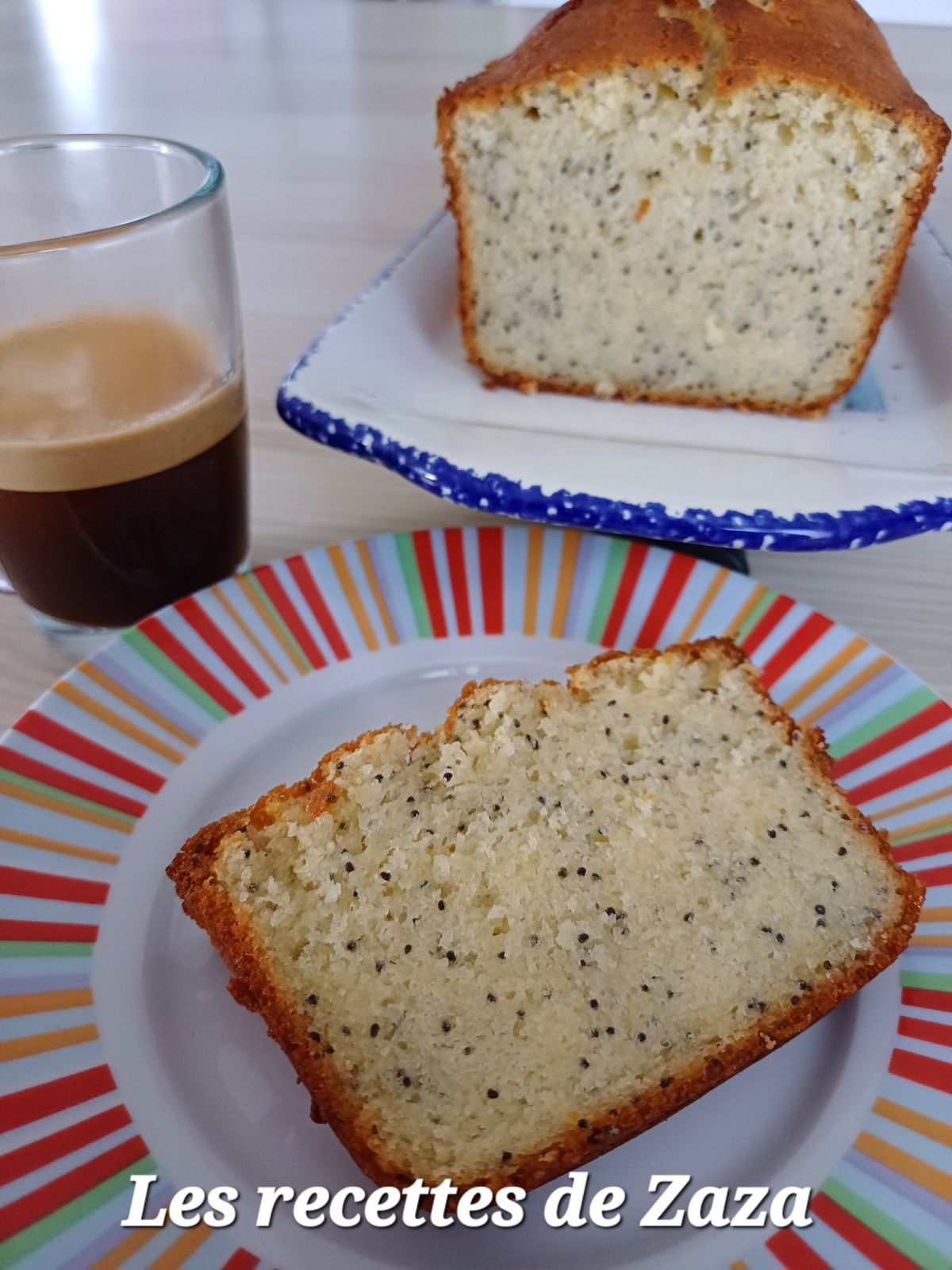 Cake citron et pavot bleu de France