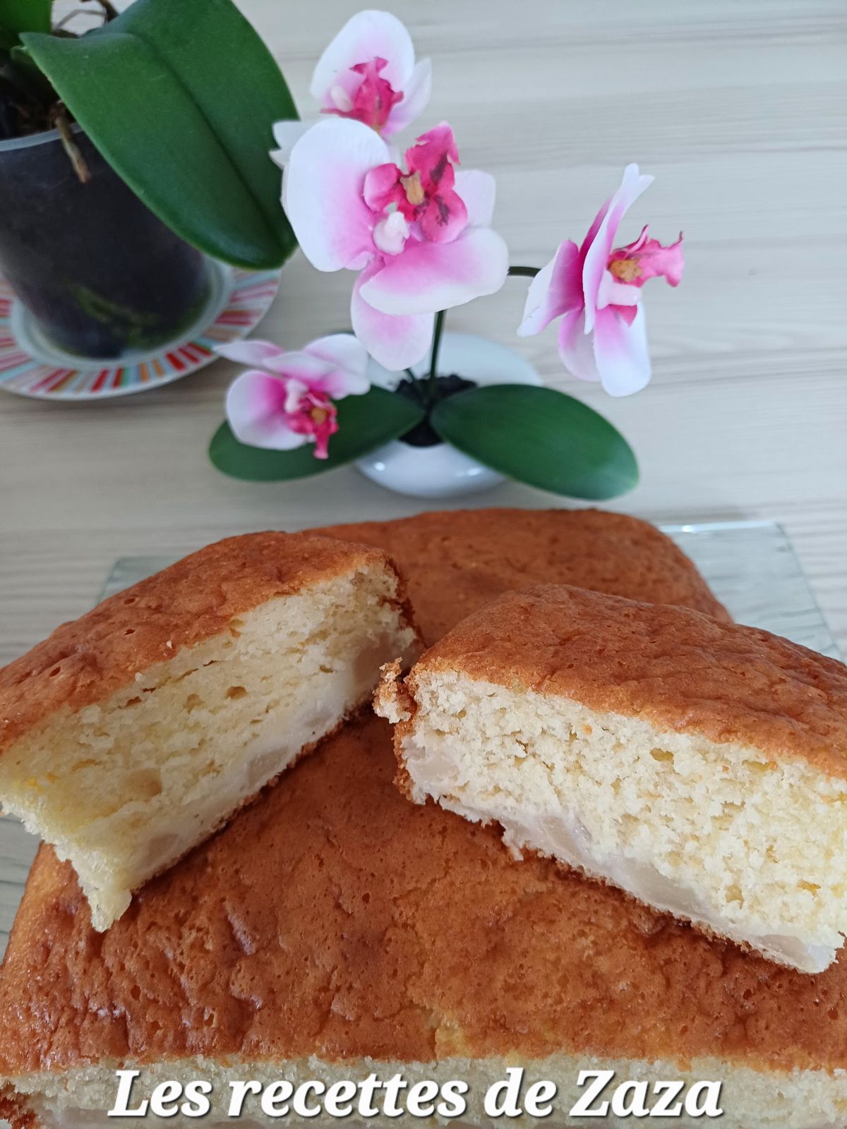 Gâteau au yaourt et aux poires au Cake Factory