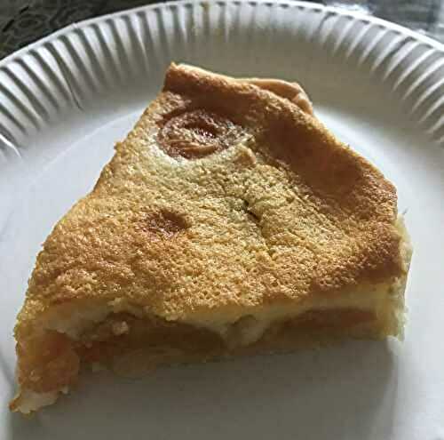 Tarte aux abricots façon clafoutis