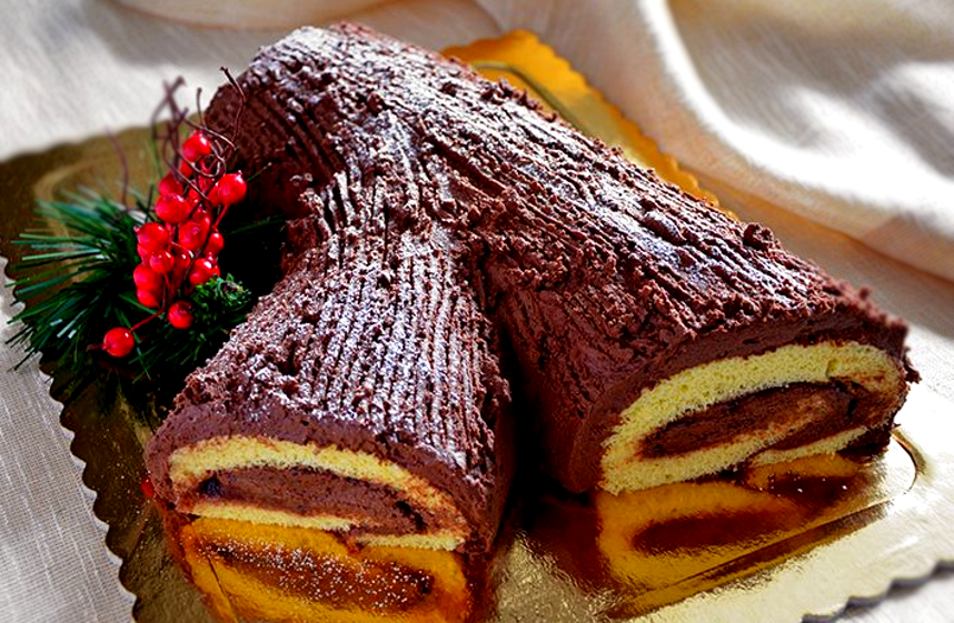 Bûche de Noël- Recettes Faciles - Recette Mixte