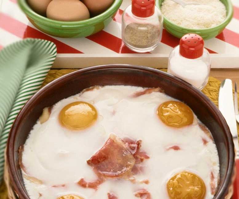 Œufs au Jambon - Plat - Recette Facile - Recette Mixte