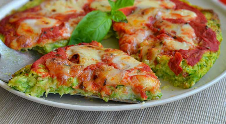 Pizza à la pâte de courgettes avec Thermomix - Recettes Thermomix