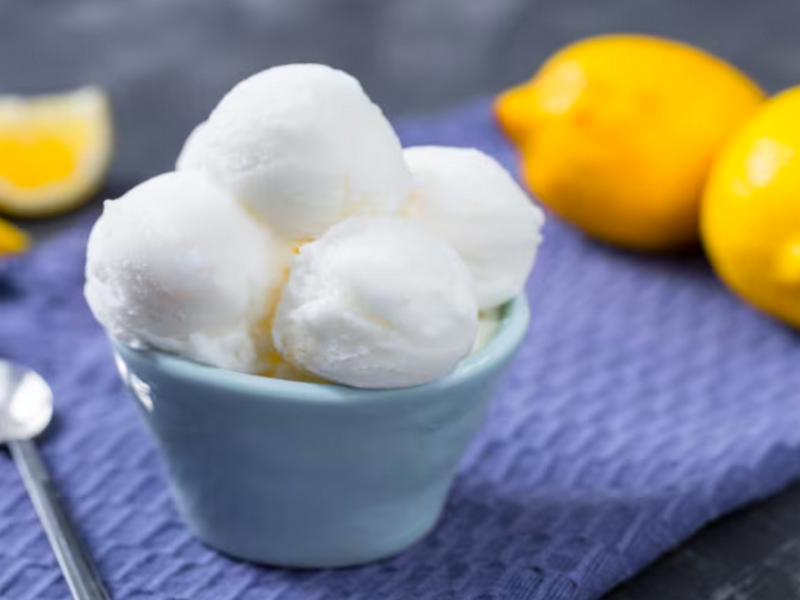 Glace au citron au Thermomix