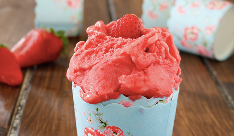 Glace à la Fraise des Bois au Thermomix