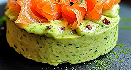 Mousse de Noël à l’avocat et au saumon fumé avec Thermomix