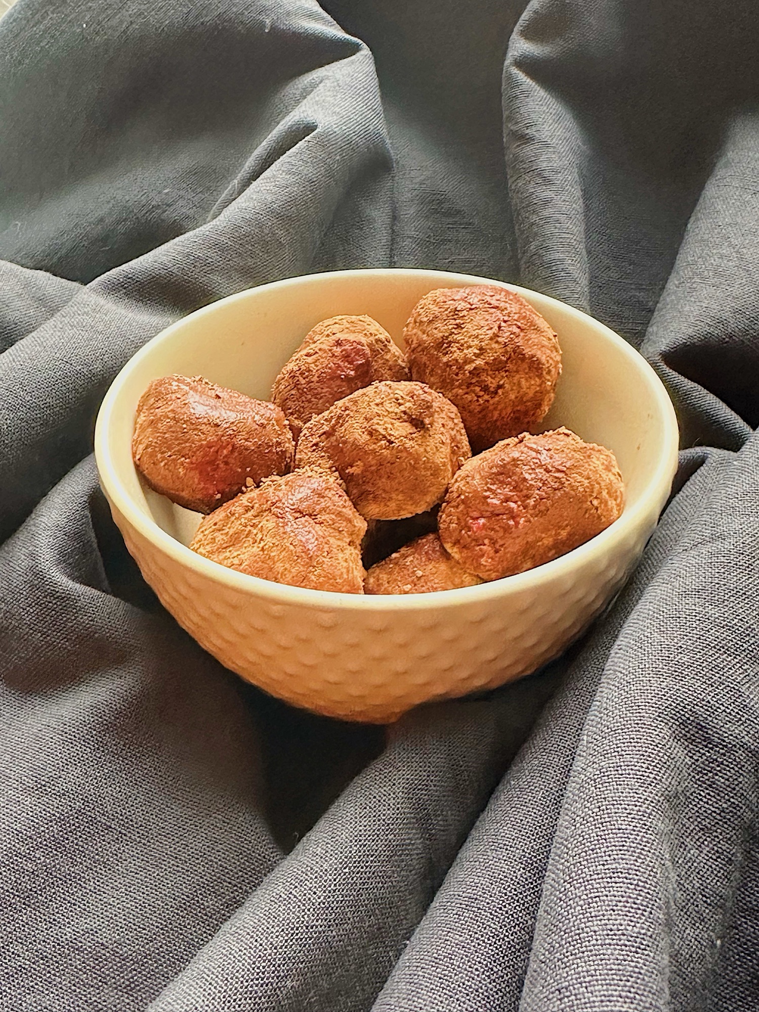 Truffes au chocolat et avocat