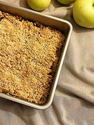 Croustade aux pommes sans gluten