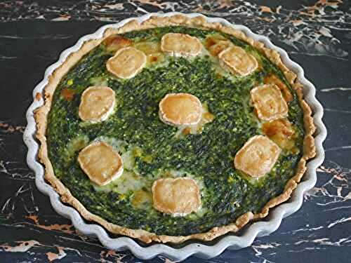 TARTE AUX EPINARDS ET FROMAGE DE CHEVRE
