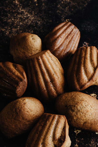 Madeleines coco citron vert