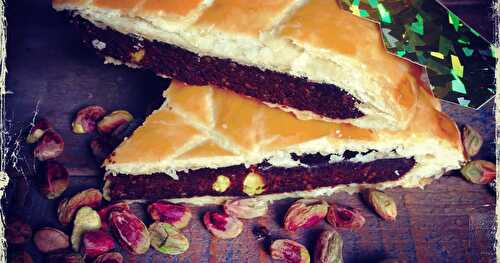 Ma galette pistaches/chocolat (recette sans amandes)