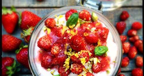 Mon Eton mess aux deux fraises