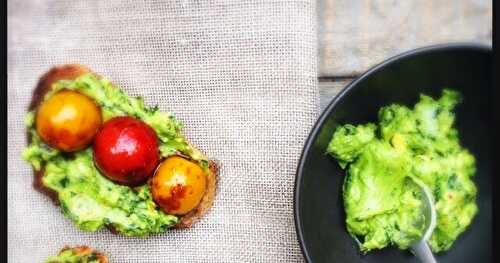 Tartine à l'avocat