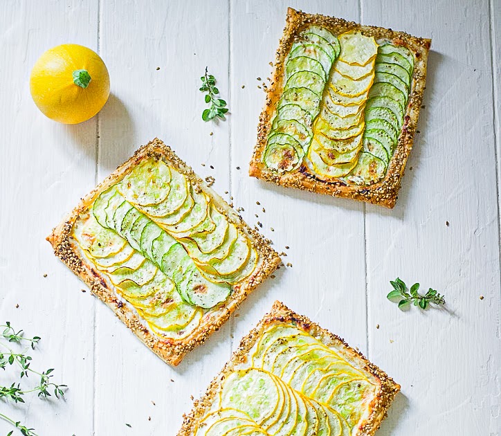 Mes tartelettes fines aux courgettes