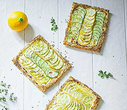 Mes tartelettes fines aux courgettes