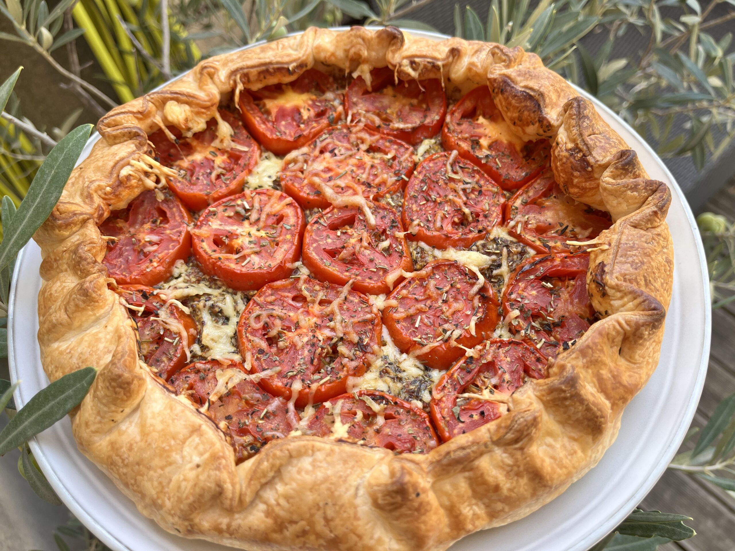 Tarte à la Tomate et à la Moutarde