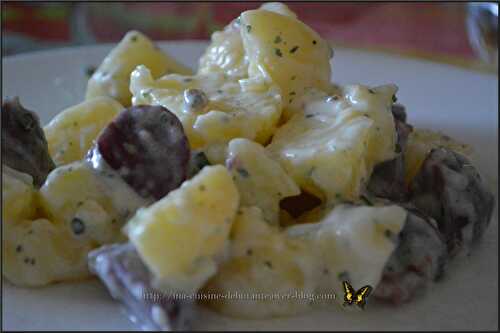 Salade gésiers et pomme de terre