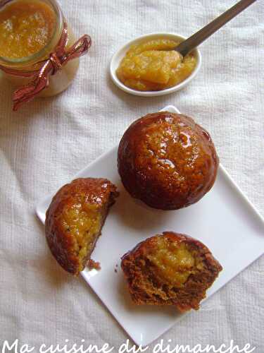 Muffins aux saveurs de Noël (miel, épices & marmelade orange)