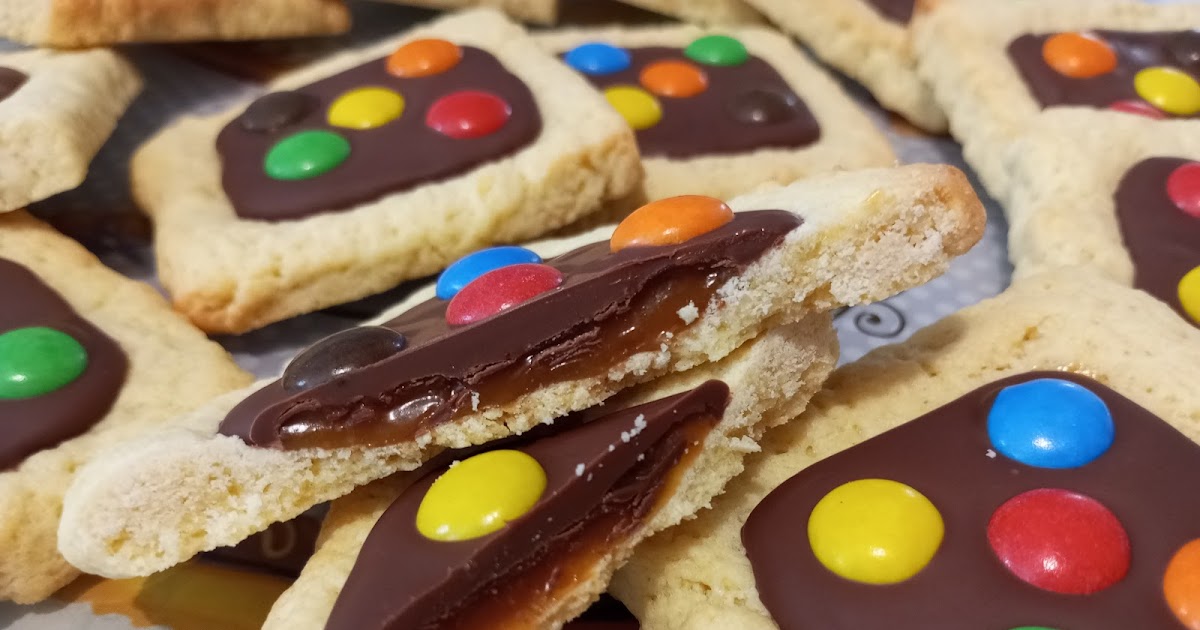 Les petits biscuits sablés chocolat caramel