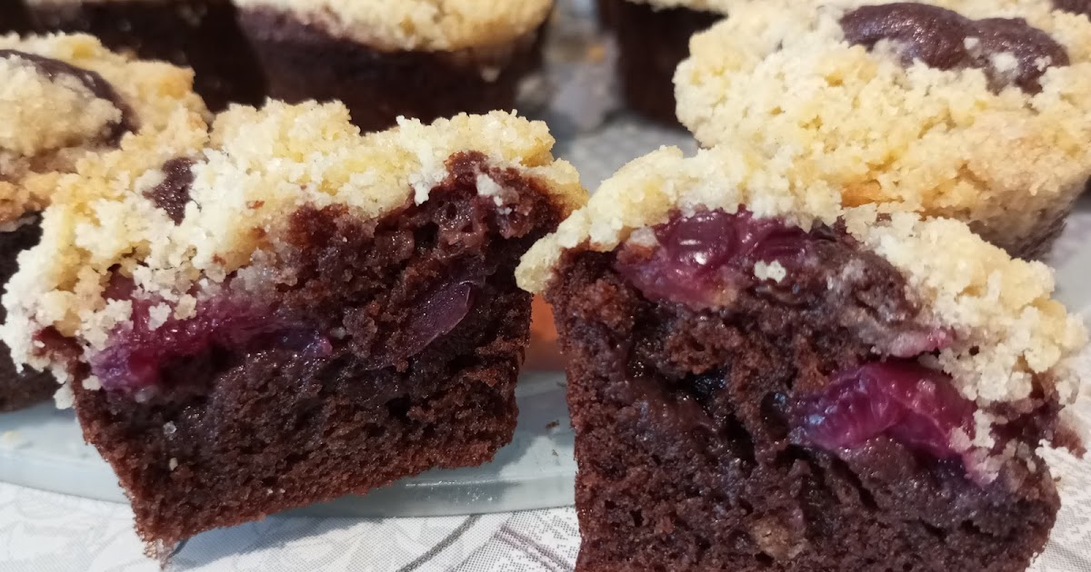 Les minis crumb muffins chocolat cerises 🍒