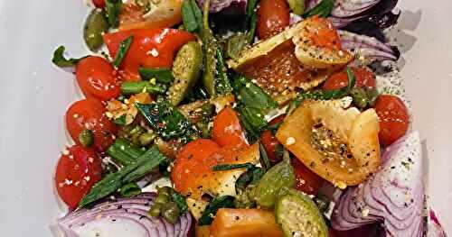 Pâtes aux légumes grillés