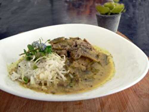 Osso bucco de dinde au curry.