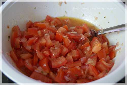 Salade de tomate à l’échalote