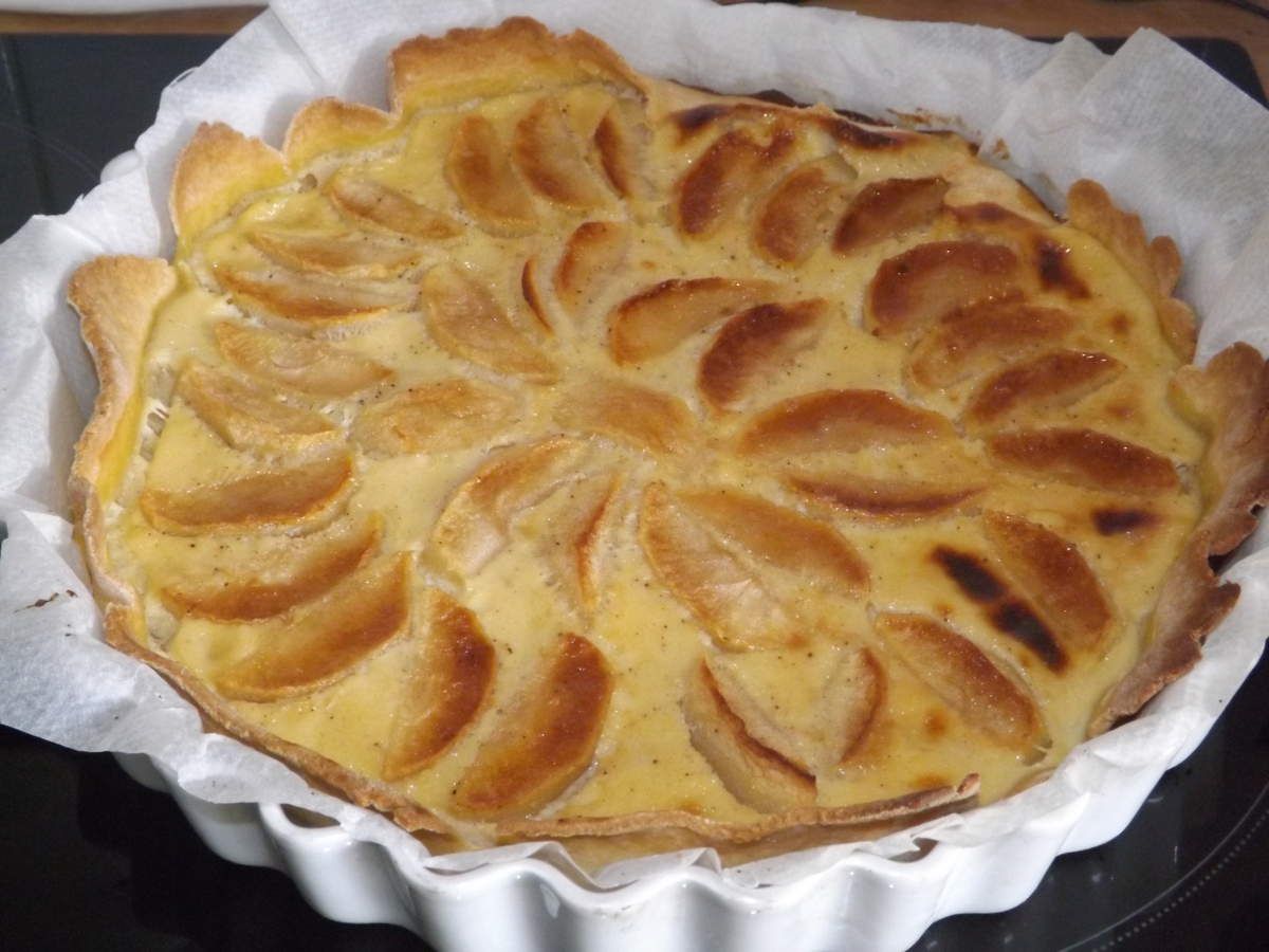 Tarte aux pommes alsacienne