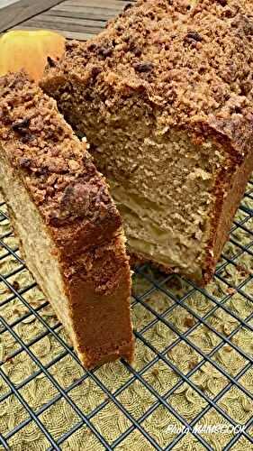 Cake pommes, cannelle en crumble