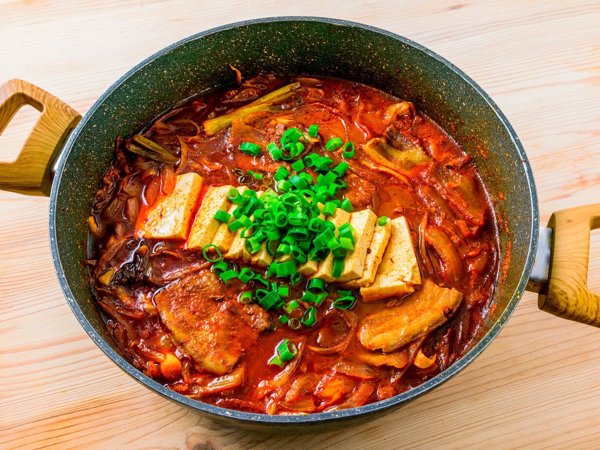 Authentique Kimchi Jjigae - Soupe de Kimchi