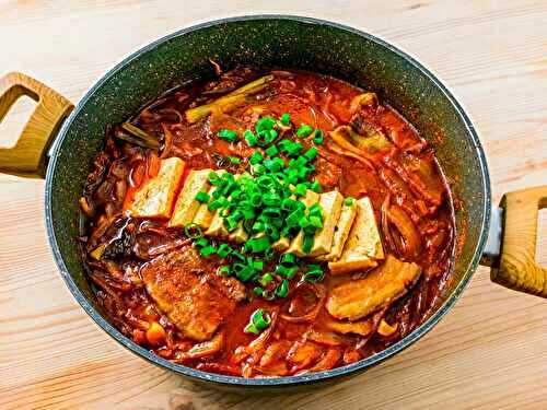 Authentique Kimchi Jjigae - Soupe de Kimchi