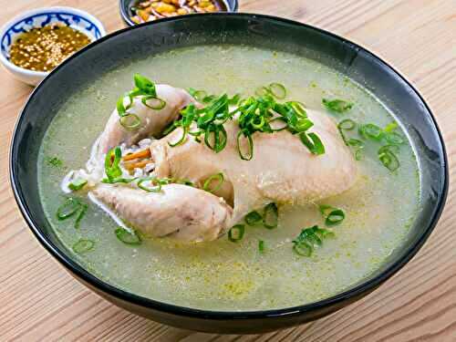 Authentique Samgyetang - Soupe de poulet au Ginseng