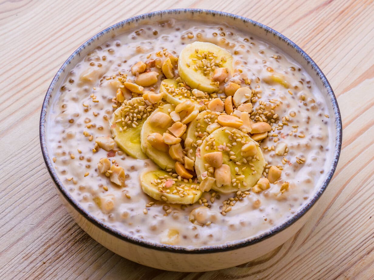 Chè Chuối - Bananes au lait de coco et tapioca