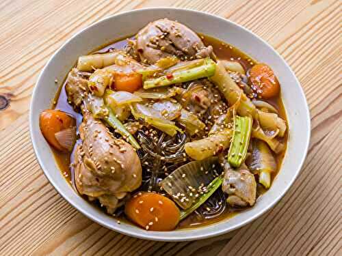 Authentique Dakdoritang - Poulet braisé coréen