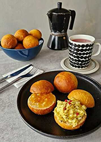 Buns sans gluten au zeste d’orange